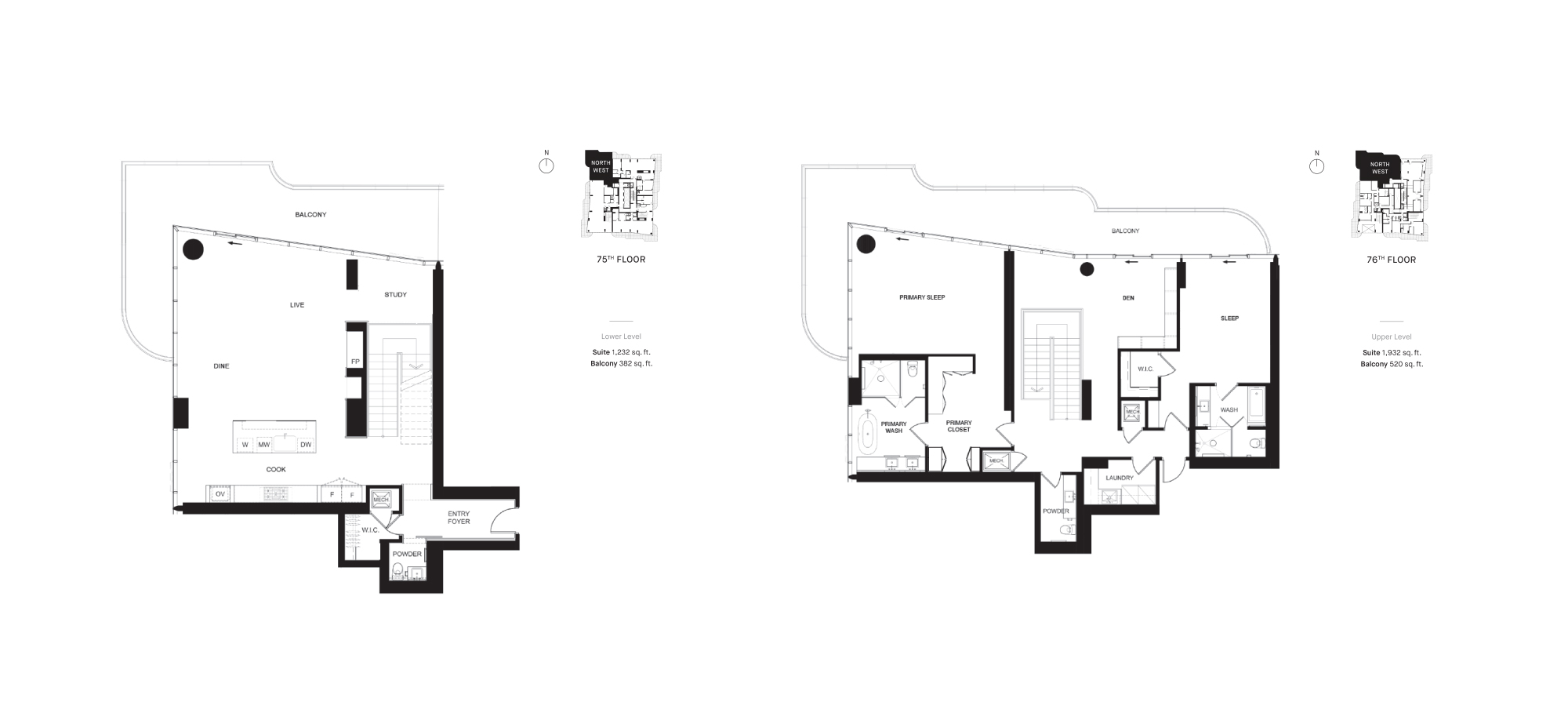 North West Floorplan