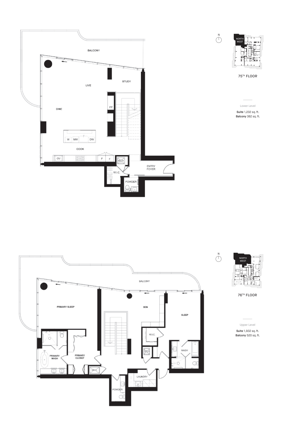 North West Floorplan